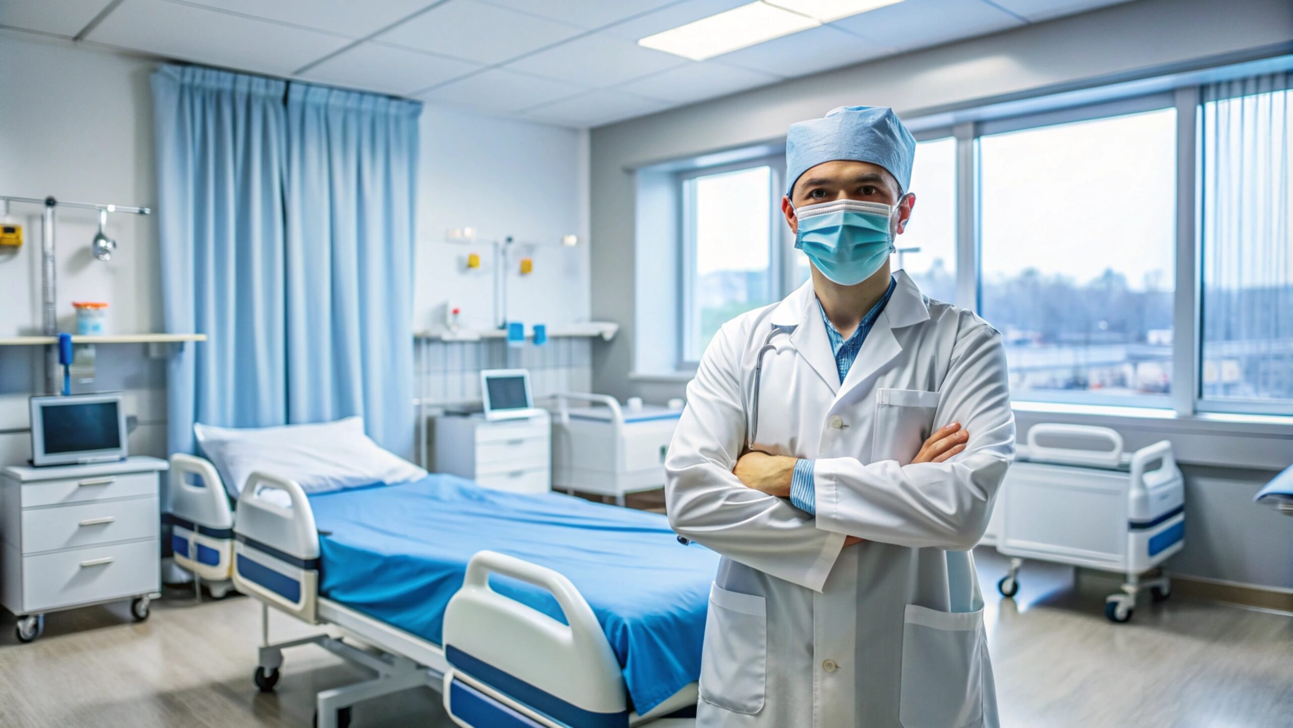 Confident-Doctor-in-Hospital-Room.